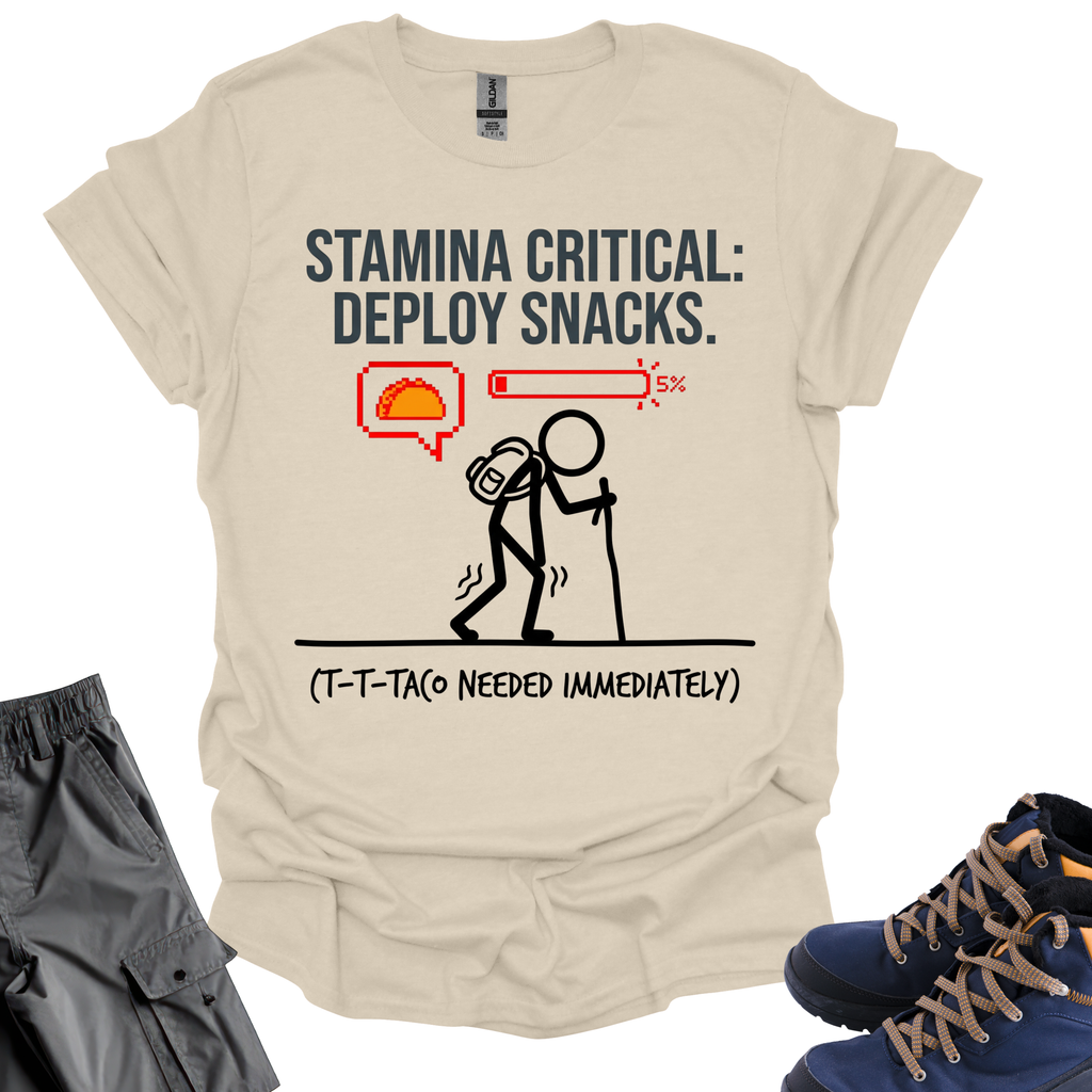 Stigma Critical Deploy Snacks T-Shirt Printify