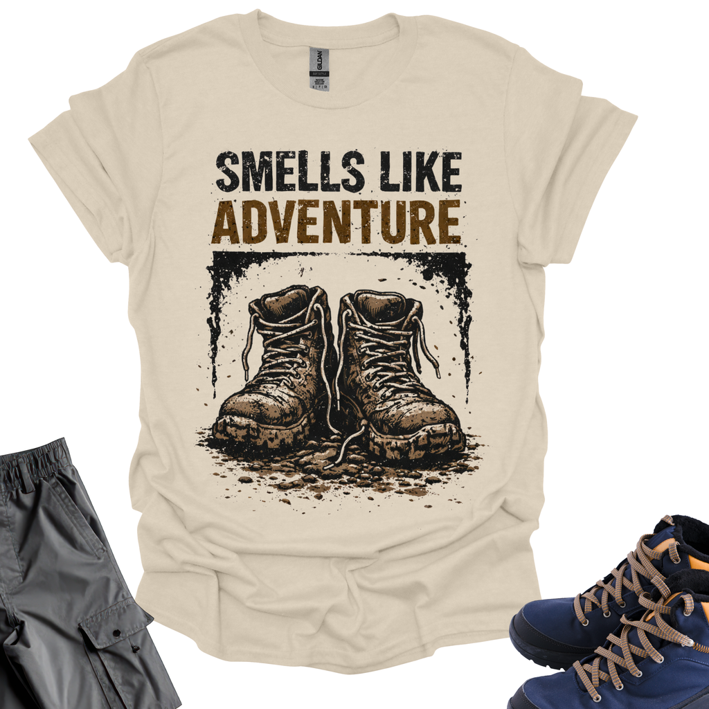 Smells Like Adventure T-Shirt Printify