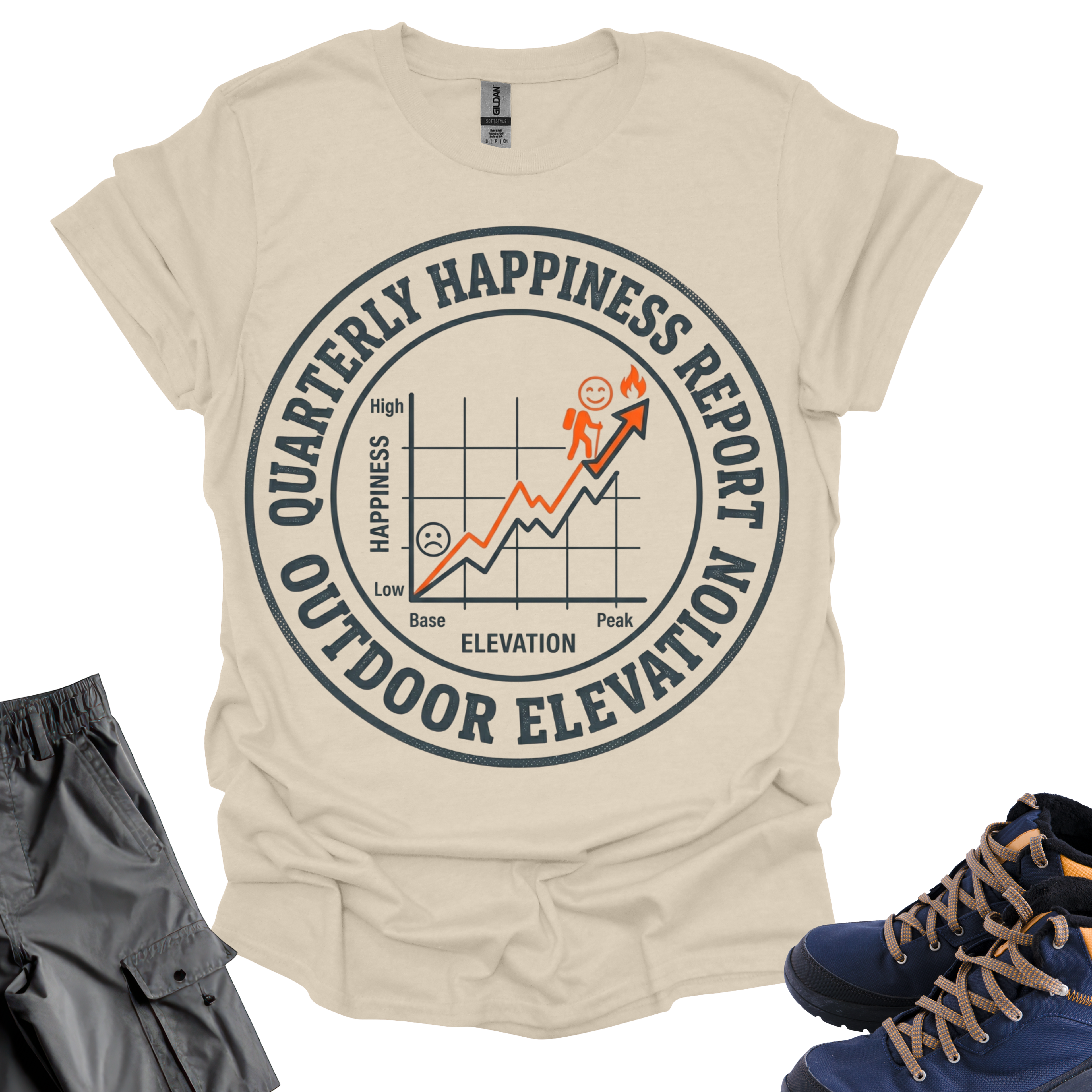 Quarterly Happiness Report T-Shirt Printify