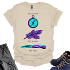 Purple The North The Woods T-Shirt Printify