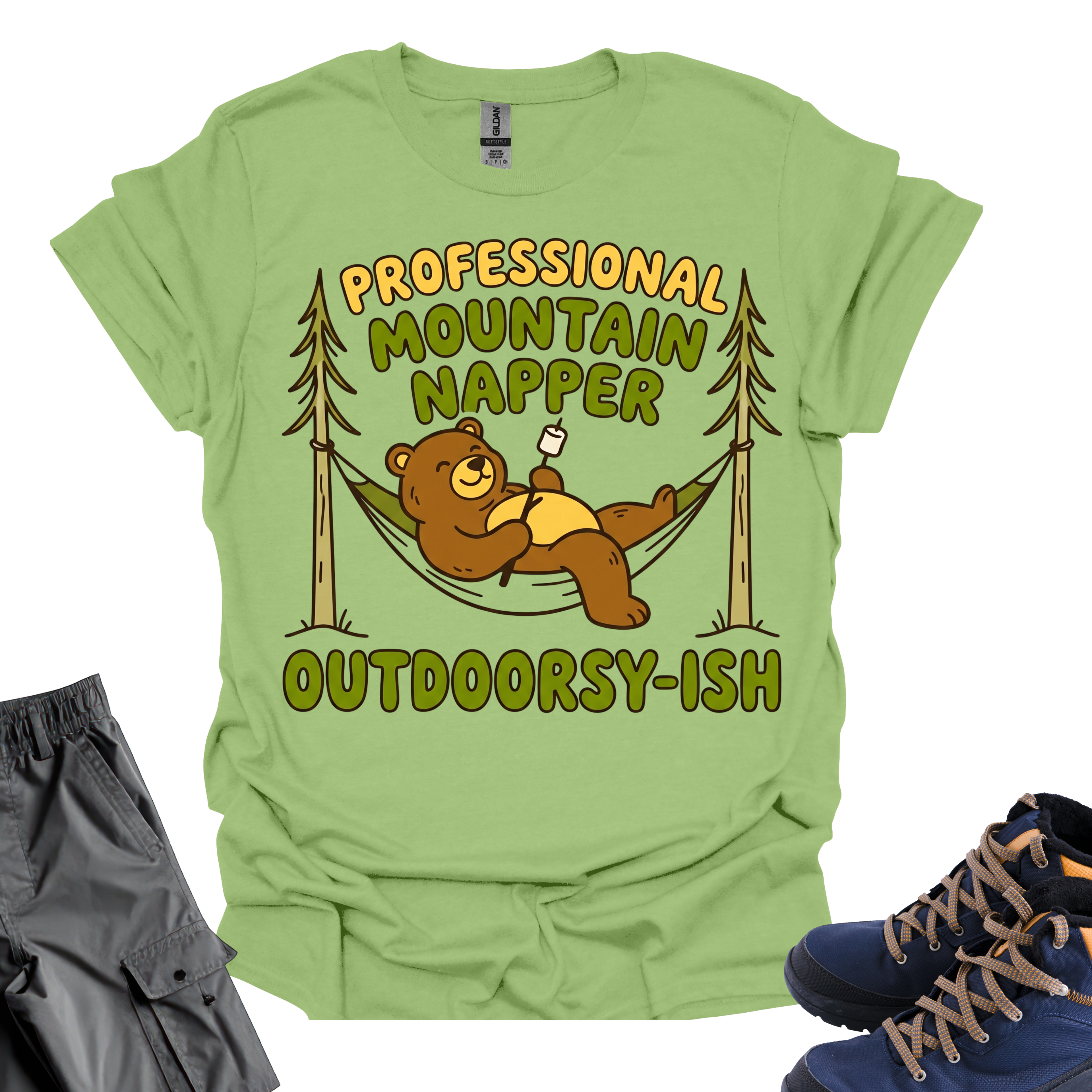 Professional Mountain Napper T-Shirt Printify
