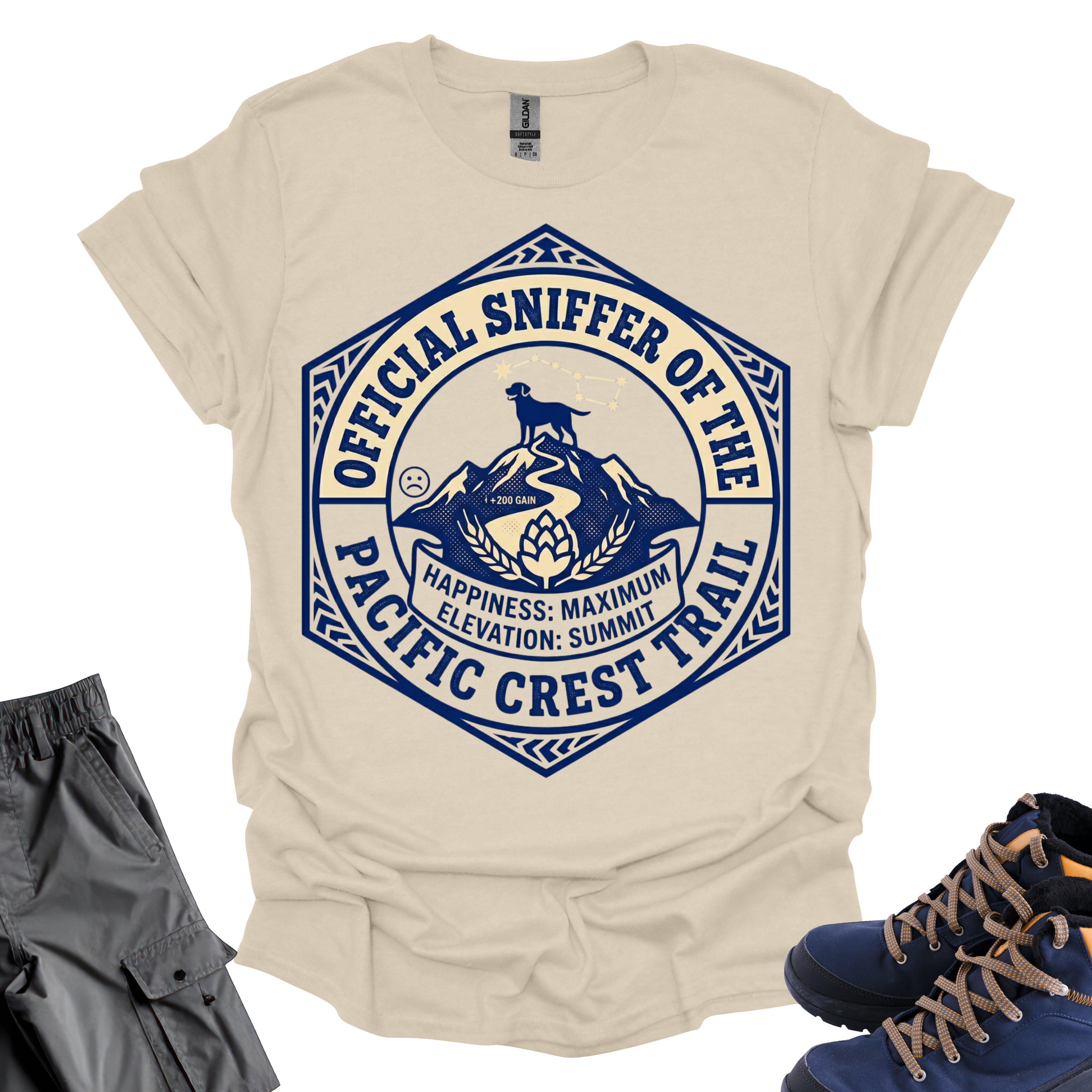 Official Sniffer of the Pacific Crest Trail T-Shirt Printify