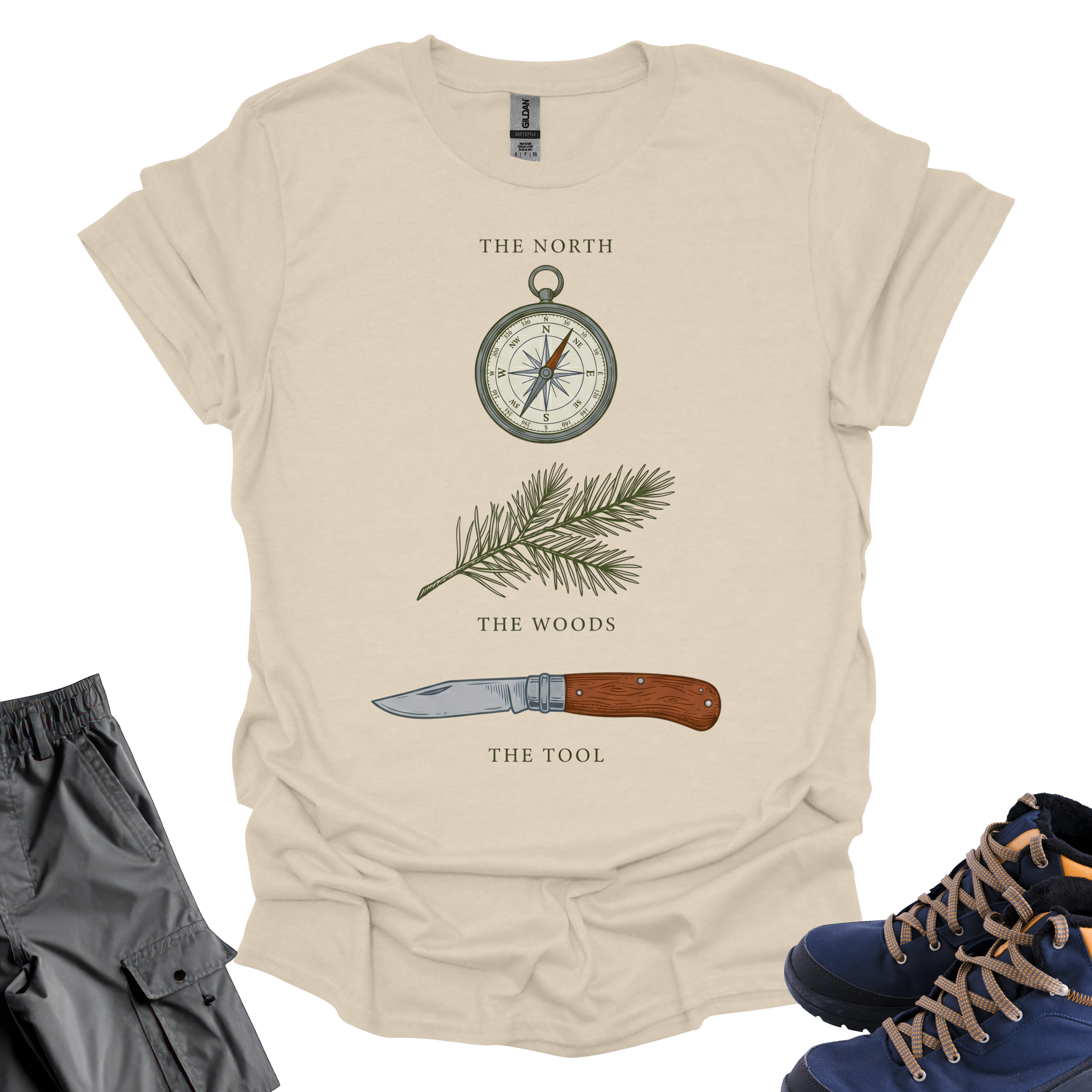 North The Woods T-Shirt Printify