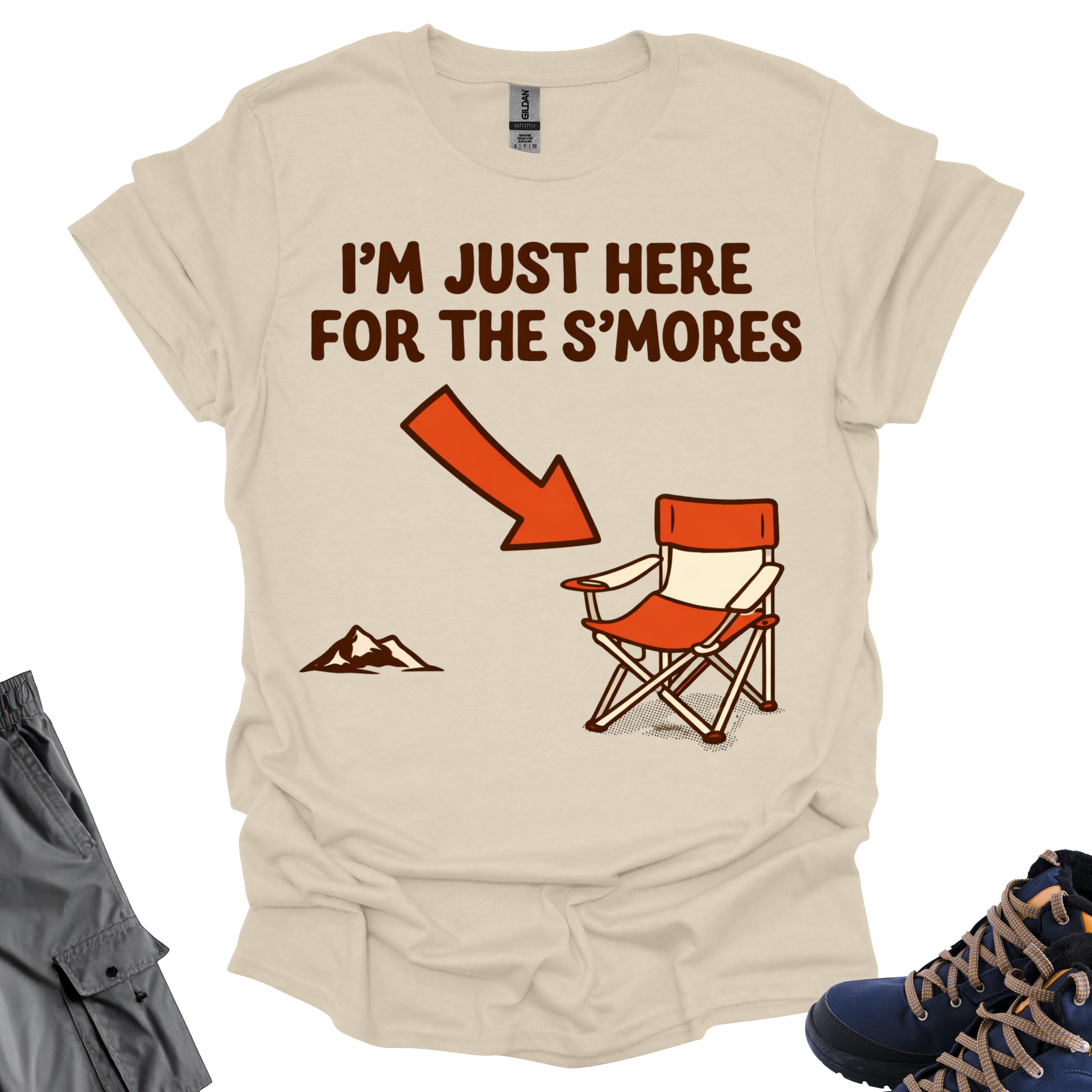 Im Just Here for the Smores T-Shirt Printify