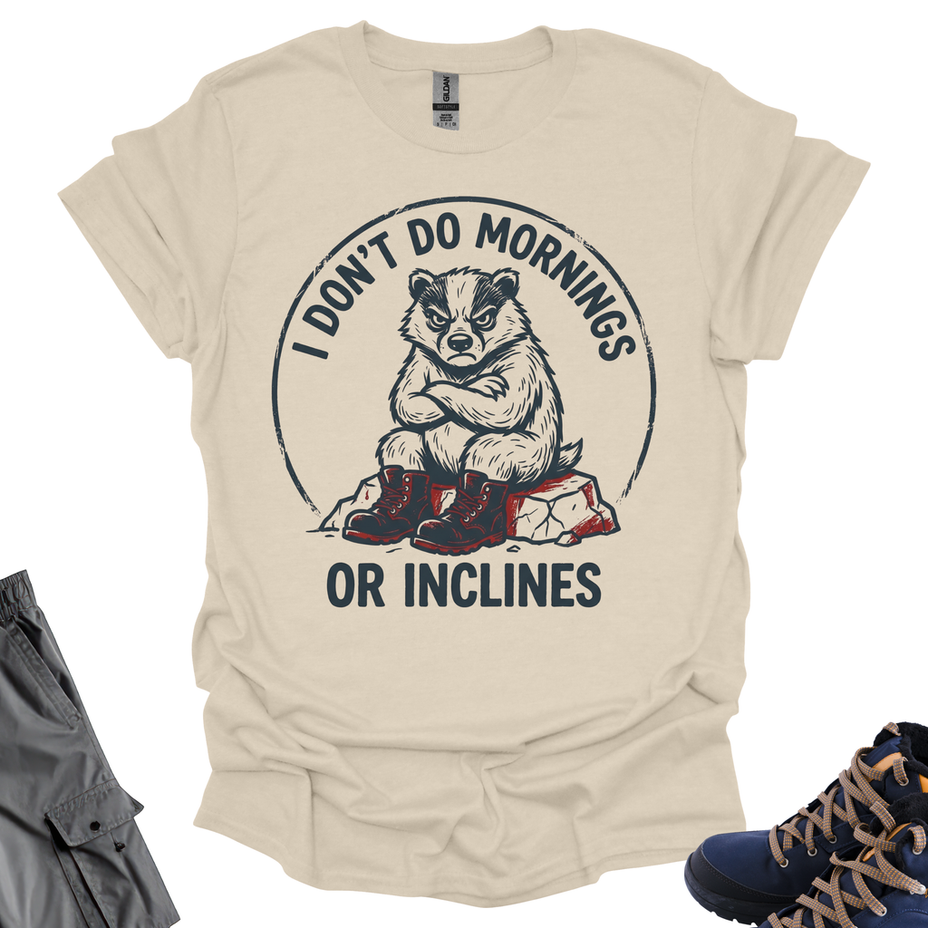 I Don't Do Mornings T-Shirt Printify