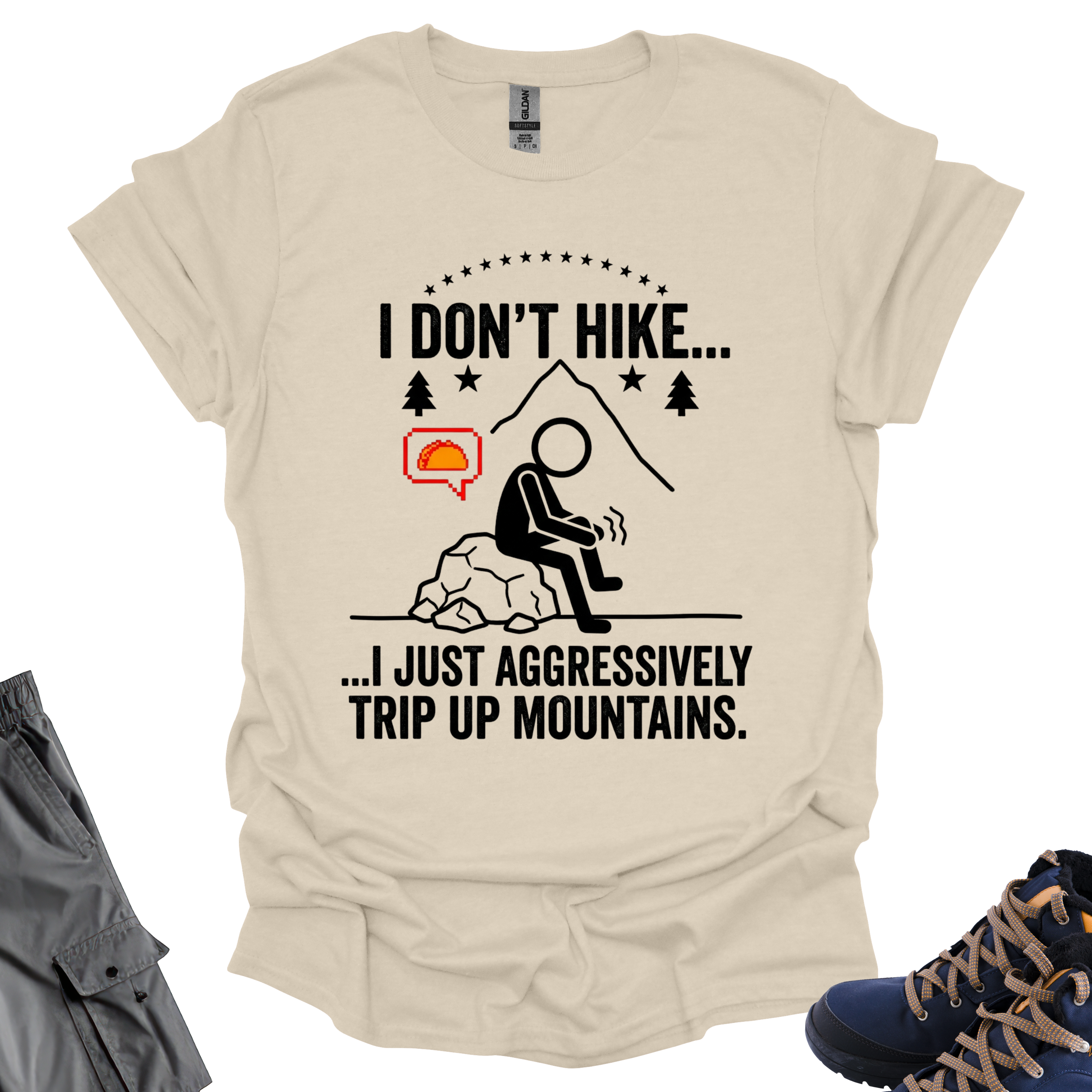 I Don't Hike T-Shirt Printify