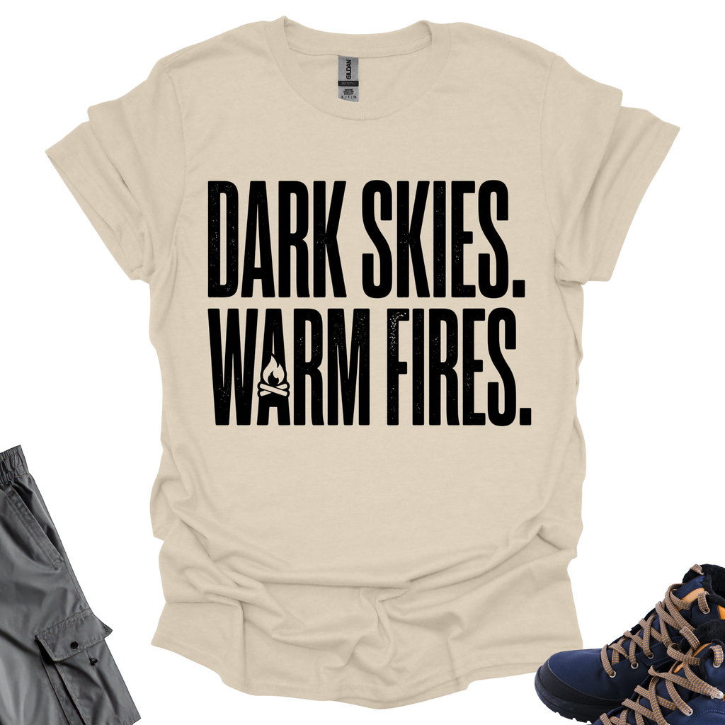Dark Skies Warm Fries T-Shirt Printify