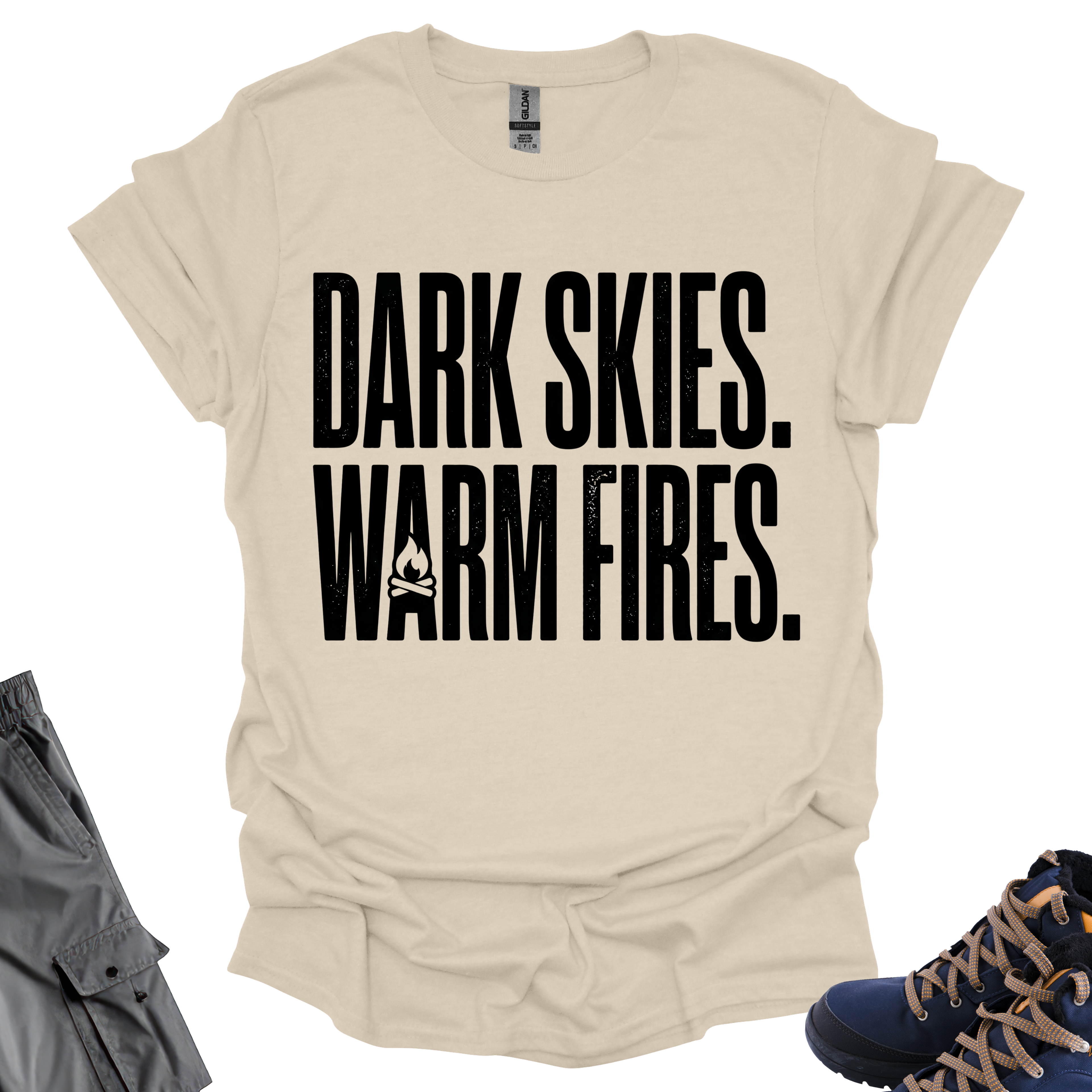 Dark Skies Warm Fries T-Shirt Printify